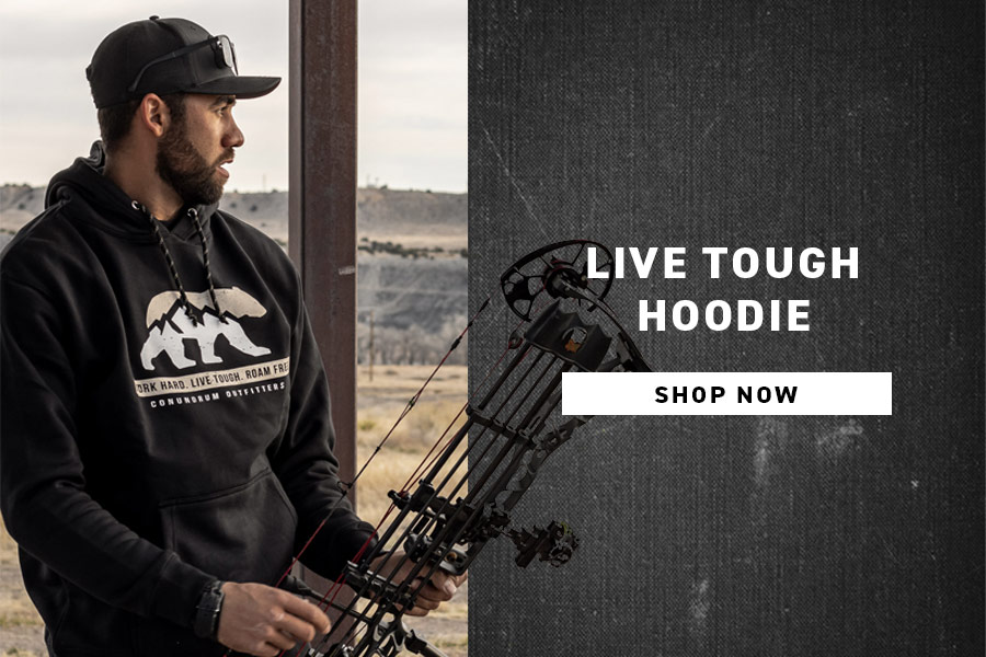 live tough hoodie