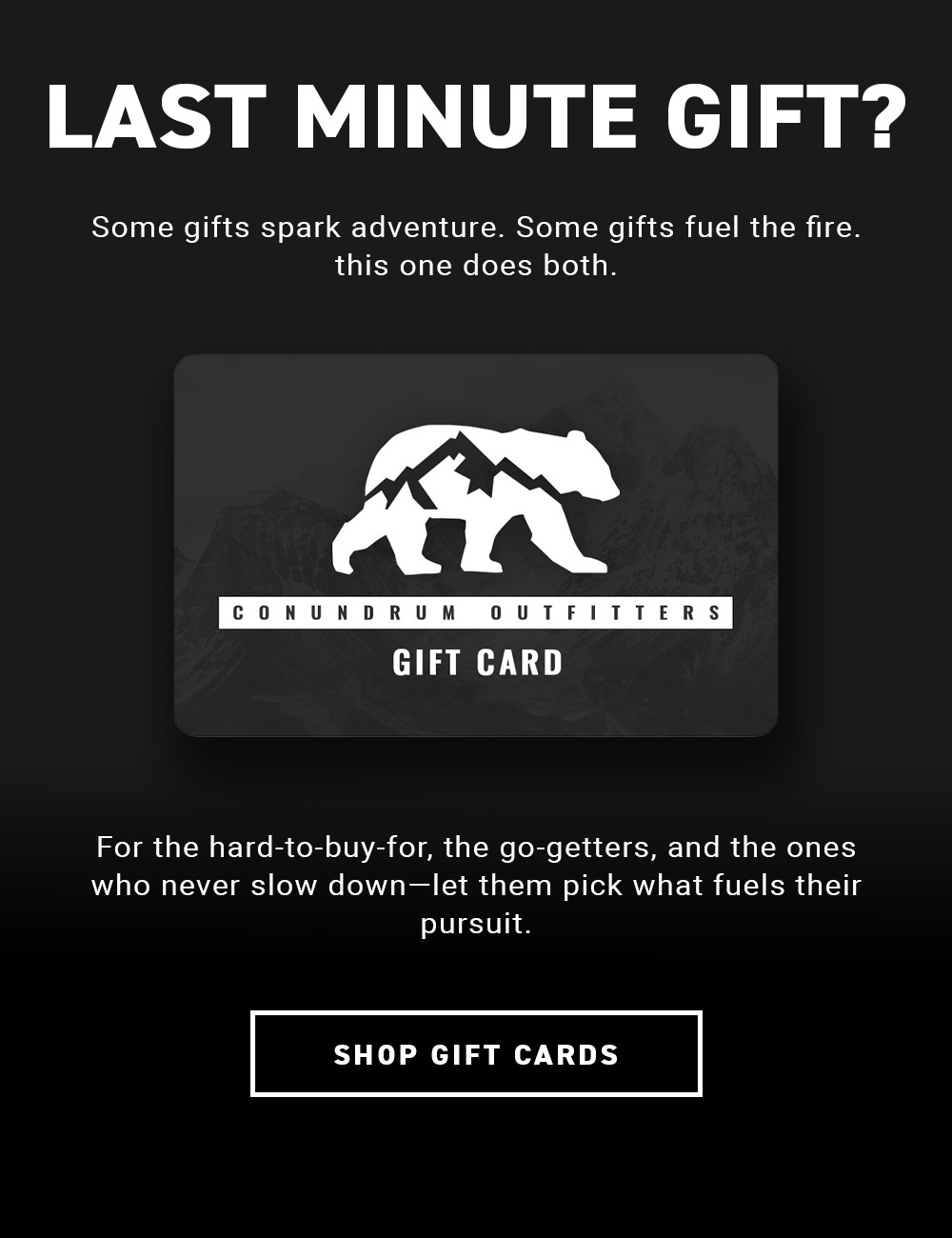 Conundrum Gift Card